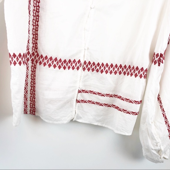 NEW JOIE | Isandro Embroidered Balloon Sleeves A34 - Picture 15 of 16